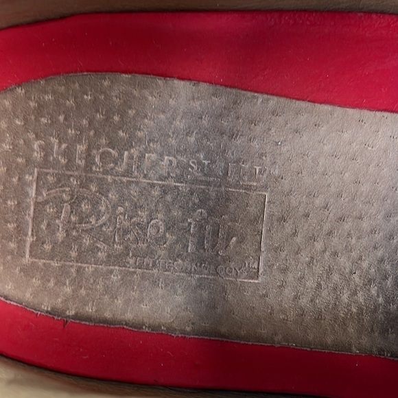 Blush Pink Leather Skechers Street Uplift-Double Zipper Platform SlipOn - Picture 10 of 15